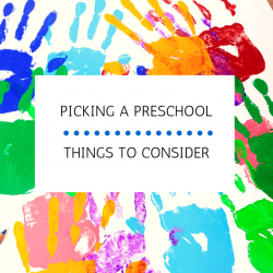 picking a preschool