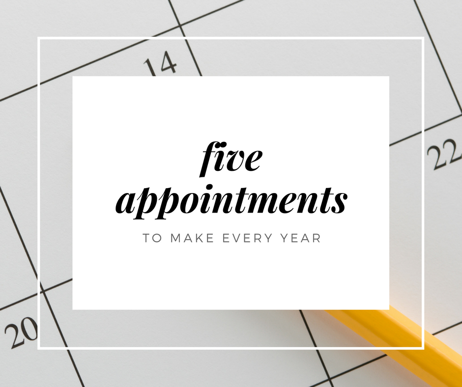 yearly appointments | Kansas City Moms Blog