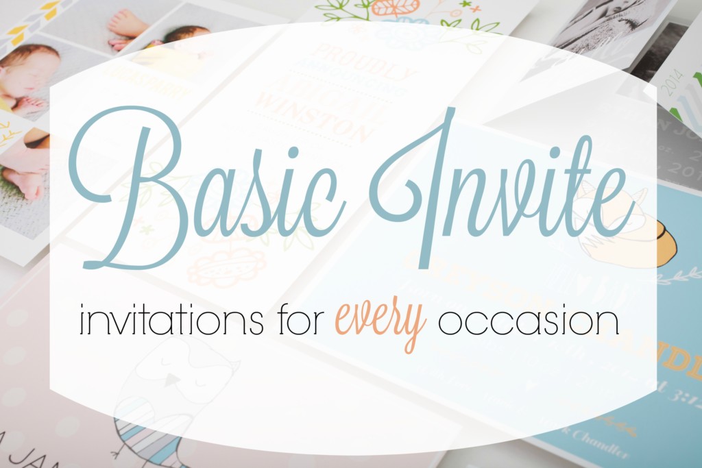Basic Invite: Invitations for Every Occasion | Kansas City Moms Blog