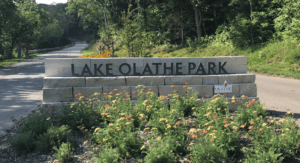 Lake Olathe entrance