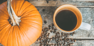 pumpkin and coffee