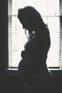 pic of pregnant silhouette