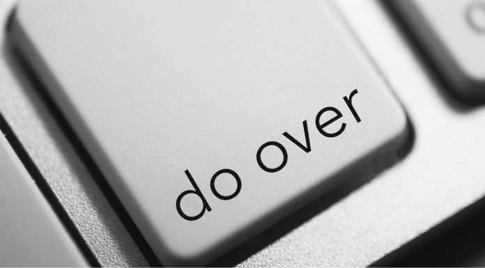 pic of computer key that says "do over"