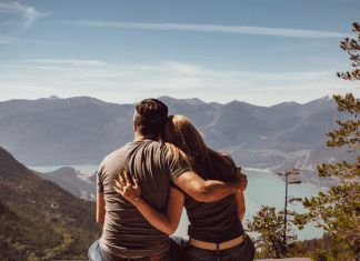 pic of Couple looking at view together