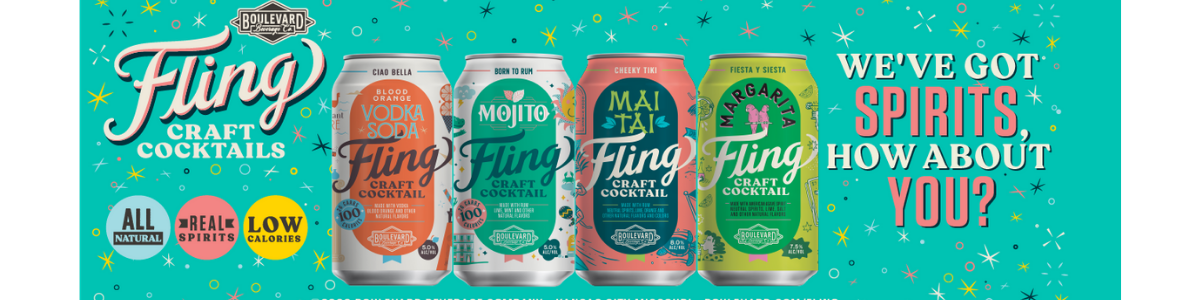 Fling canned cocktails by Boulevard