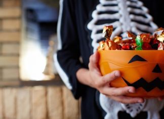 pic of Halloween candy bowl