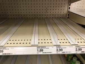 empty store shelves