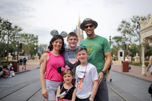 Disney World family picture