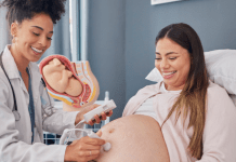 doctor taking care of pregnant woman